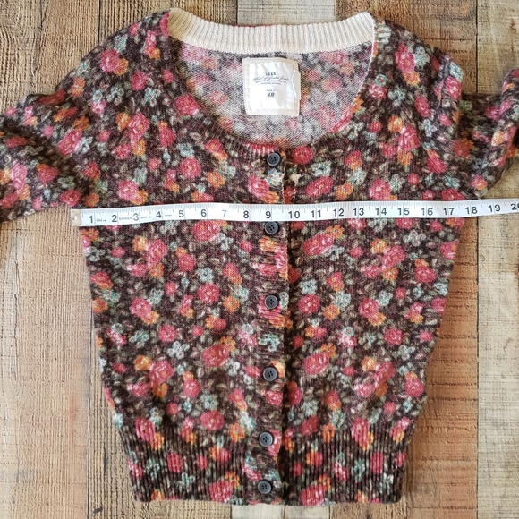 H&M L.O.G.G. | Floral Cardigan | M - Picture 6 of 8